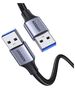 UGREEN USB3.0 cable Male USB-A to Male USB-A UGREEN 2A, 1m (black) 042347 έως και 12 άτοκες δόσεις