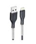 FORCELL Carbon cable USB to Lightning 2,4A CB-01A black 1m FOCB-152320 56200 έως 12 άτοκες Δόσεις