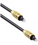 Optical audio cable DeTech, Toslink, 1.5m, Black - 18359