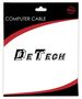 Καλώδιο Ρεύματος DeTech, για PC, CEE 7/7 - IEC C13, High Quality, 1.5m - 18151