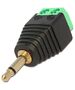 Connector DeTech, 3.5mm M - Screw Terminal, 10pcs., Black - 17178