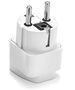 Adapter No brand WD-9, UK/US to EU Schuko, 220V, High Quality, White - 17704