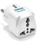 Adapter No brand WD-9, UK/US to EU Schuko, 220V, High Quality, White - 17704