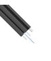 Fiber optic cable DeTech, FTTH, 1 core, Outdoor, 2000m, Black  - 18412