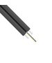 Fiber optic cable DeTech, FTTH, 4 cores, Indoor, 2000m, Black - 18417