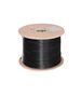 Fiber optic cable DeTech, FTTH, 4 cores, Indoor, 2000m, Black - 18417