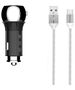 Φορτιστή αυτοκινήτου LDNIO C1, 1xUSB QC3.0, 1xType-C PD, με καλώδιο Micro USB, Γκρί - 40076