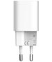 Φορτιστής δικτύου LDNIO A2318C, 20W, 1 x Type-C F, 1 x USB F, PD, QC, Καλώδιο Lightning, λευκό - 40290