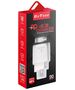 Φορτιστής δικτύου DeTech DE-31i, 20W,  καλώδιο Lightning, 1 x Type-C F, 1 x USB F, PD, λευκό - 40320