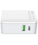 Network charger LDNIO A4403C, 1xUSB, 1xType-C PD, με καλώδιο Type-C to Type-C , White - 40094