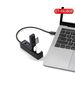 USB hub Earldom HUB08, Type-C, 4 θύρες, Μαυρο - 40171