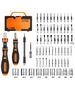 Precision screwdriver set Jakemy JM-6111, 69in1, CR-V, Steel, Orange - 17632