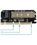 Controller No brand, PCI-E x4/x8/x16 to M.2 NVMe SSD - 17759