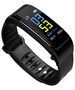 Smart bracelet No brand Y3 Plus, 22mm, Bluetooth handsfree, IP52, Μαυρο - 73046