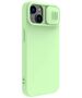 Nillkin Husa pentru iPhone 15 Plus - Nillkin CamShield Silky MagSafe Silicone - Mint Green 6902048269668 έως 12 άτοκες Δόσεις