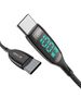 BlitzWolf USB-C to USB-C cable BlitzWolf BW-TC23, with display, 100W, 0.9m (black) 038239 5905316140141 BW-TC23 έως και 12 άτοκες δόσεις