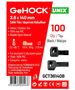 Gehock Δεματικά σε Μαύρο Χρώμα 3.6x140mm Gehock 136140 έως 12 Άτοκες Δόσεις