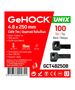 Gehock Δεματικά σε Μαύρο Χρώμα 4.8x250mm Gehock 148250 έως 12 Άτοκες Δόσεις