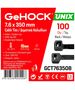 Gehock Δεματικά σε Μαύρο Χρώμα 7.6x350mm Gehock 176350 έως 12 Άτοκες Δόσεις