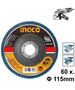 Ingco Δίσκος Λείανσης Φίμπερ για Inox 115mm Fdz1152 έως 12 Άτοκες Δόσεις