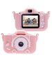 Μίνι Ψηφιακή Παιδική Φωτογραφική Μηχανή με Ελληνικό Μενού Ροζ