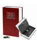 Βιβλίο Χρηματοκιβώτιο Ασφαλείας με Κλειδί Χρώμα Μπορντώ - 240 x 155 x 55mm