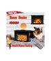 Mini Τζάκι Αερόθερμο με Εφέ Φλόγας–Flame Heater 1000W