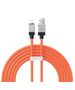 Baseus Cablu de Date USB la Lightning Fast Charging, 2.4A, 2m - Baseus CoolPlay Series (CAKW000507) - Orange 6932172626792 έως 12 άτοκες Δόσεις