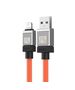 Baseus Cablu de Date USB la Lightning Fast Charging, 2.4A, 2m - Baseus CoolPlay Series (CAKW000507) - Orange 6932172626792 έως 12 άτοκες Δόσεις