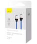 Baseus Cablu de Date USB-C la Lightning Fast Charging, 20W, 2m - Baseus CoolPlay Series (CAKW000103) - Blue 6932172626624 έως 12 άτοκες Δόσεις