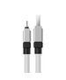 Baseus Cablu de Date USB la Lightning Fast Charging, 2.4A, 2m - Baseus CoolPlay Series (CAKW000502) - White 6932172626778 έως 12 άτοκες Δόσεις