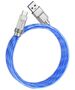 Hoco Cablu USB to Type-C PD100W, 1m - Hoco Crystal (U113) - Blue 6931474790088 έως 12 άτοκες Δόσεις