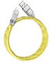 Hoco Cablu USB la Lightning, 2.4A, 1m - Hoco Crystal (U113) - Gold 6931474790033 έως 12 άτοκες Δόσεις