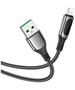 Hoco Cablu USB la Lightning, 2.4A, 1.2m - Hoco Extreme (S51) - Black 6931474749215 έως 12 άτοκες Δόσεις