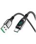 Hoco Cablu USB la Type-C, 5A, 1.2m - Hoco Extreme (S51) - Black 6931474749239 έως 12 άτοκες Δόσεις