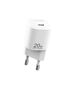 Lito Lito - Wall Charger (LT-LC01) - Type-C PD20W Fast Charging for iPhone, Samsung, iPad - White 5949419074071 έως 12 άτοκες Δόσεις