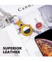 Techsuit Husa pentru AirTag - Techsuit Secure Leather Holder (SLH1) - Yellow 5949419077591 έως 12 άτοκες Δόσεις