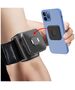 Techsuit Techsuit - Sports Armband with Phone Magnetic Suction Cup (TSA2) - Velcro Mounting Strap, 3M Glue Sticker, max 6.8" - Black 5949419082540 έως 12 άτοκες Δόσεις