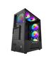 Darkflash Computer case Darkflash LEO (black) 030003 5907489607766 LEO έως και 12 άτοκες δόσεις