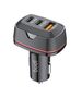 Budi Budi car charger, USB + 2x USB-C, 60W, PD + QC (black) 050620 6971536927458 616R έως και 12 άτοκες δόσεις