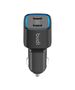 Budi Car charger Budi 065R, 2x USB-C, PD 60W (black) 050629 6971536927144 065R έως και 12 άτοκες δόσεις