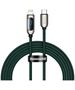 Baseus USB-C cable for Lightning Baseus Display, PD, 20W, 2m (green) 028610  CATLSK-A06 έως και 12 άτοκες δόσεις 6953156208667