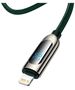 Baseus USB-C cable for Lightning Baseus Display, PD, 20W, 2m (green) 028610  CATLSK-A06 έως και 12 άτοκες δόσεις 6953156208667