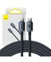Baseus Baseus Crystal Shine cable USB-C to USB-C, 100W, 1.2m (black) 030620  CAJY000601 έως και 12 άτοκες δόσεις 6932172602864