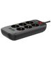 LDNIO Power strip with 6 AC outlets, 4x USB, LDNIO SE6403, 2m (black) 038559  SE6403 έως και 12 άτοκες δόσεις 6933138690178