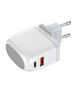 LDNIO Wall charger  LDNIO A2522C USB, USB-C 30W + Lightning cable 042741  A2522C Lightning έως και 12 άτοκες δόσεις 5905316142121