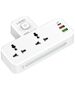 LDNIO LDNIO SC2311 Power Strip with 2 AC Outlets, 2USB, USB-C, 2500W with Night Light, EU/US (White) 043121  SC2311 έως και 12 άτοκες δόσεις 6933138691540