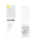 Baseus Case Baseus Crystal Series for iPhone 12 Pro (clear) + tempered glass + cleaning kit 047028  ARSJ000402 έως και 12 άτοκες δόσεις 6932172627638