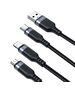 Joyroom Cable USB Multi-Use Joyroom S-1T3018A18 3w1 / 3,5A / 1,2m  (black) 053773  S-1T3018A18 1.2m Bl έως και 12 άτοκες δόσεις 6956116758608