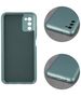 Metallic case for Motorola Moto G84 green